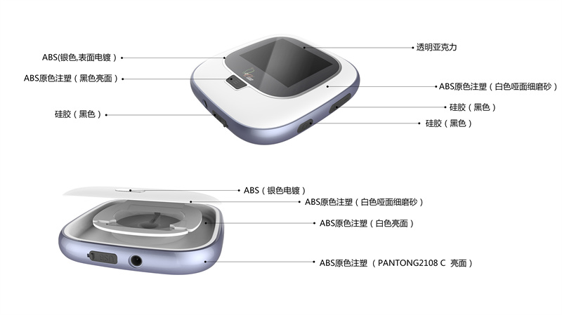 健康按摩儀產(chǎn)品外觀設計，健康產(chǎn)品設計案例